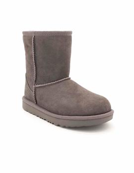 Botín UGG Niña Con Pelo Serraje Gris 1017703T