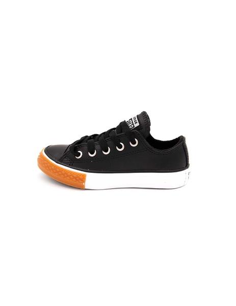 Pepino Cúal En particular Deportivo CONVERSE Niño Piel Negro Cordón 661868C