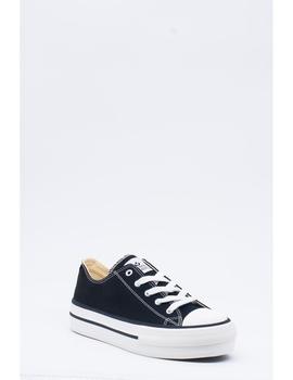 Zapatilla Tribu de Victoria negra de tela unisex