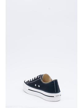 Zapatilla Tribu de Victoria negra de tela unisex