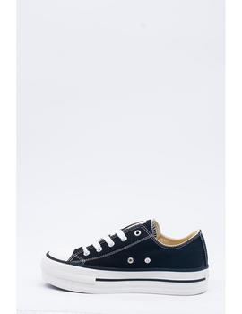 Zapatilla Tribu de Victoria negra de tela unisex