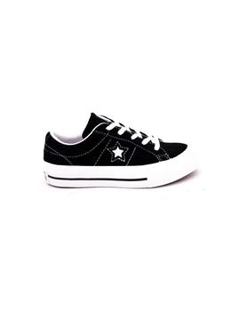 Deportivo CONVERSE Unisex Ante Negro Cordón 361812