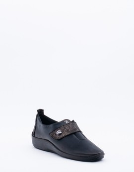 Arcopedico i190101 Zapato Muy cómodo con Doble elástico Liberty Black 