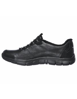 Deportivo SKECHERS Mujer Negro Piel Sintetic 12394