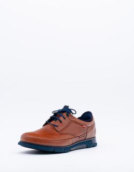 Zapato Fluchos 9853 cuero/marino para hombre