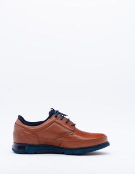Zapato Fluchos 9853 cuero/marino para hombre