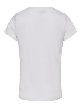 Camiseta Only 15191036 blanca para niña