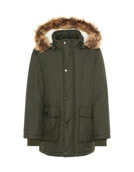 Parka Name It 13167917 verde para niño